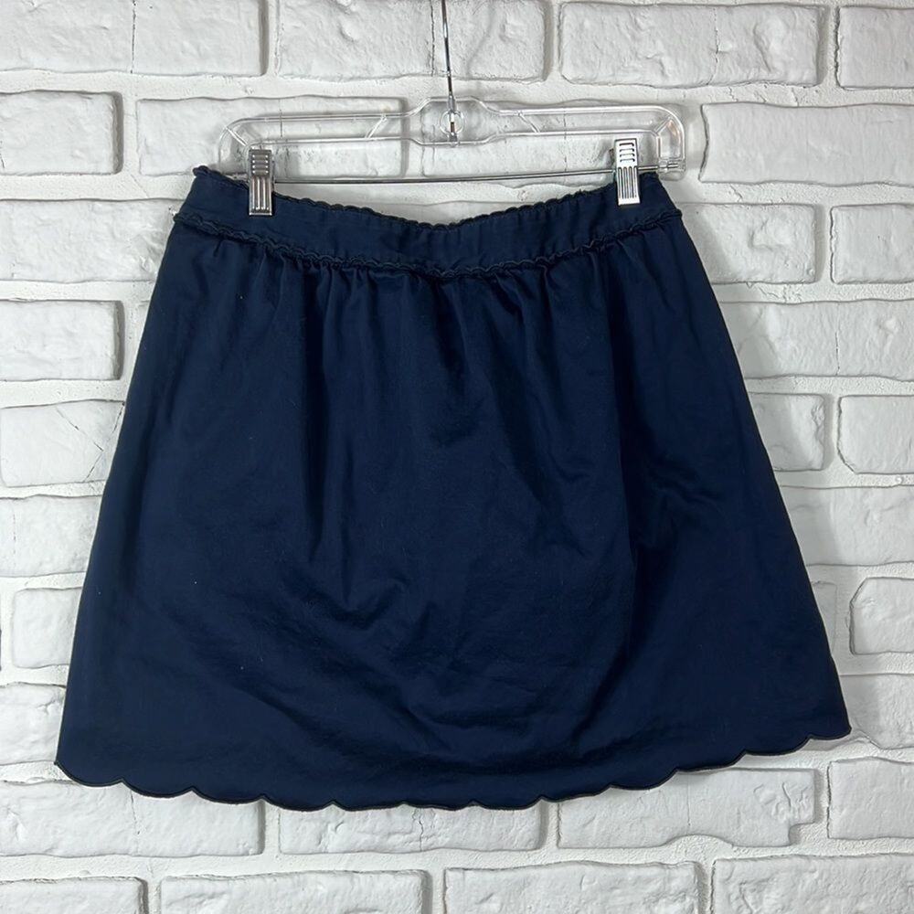 Vineyard Vines navy blue scalloped skirt size 6 - Picture 9 of 11